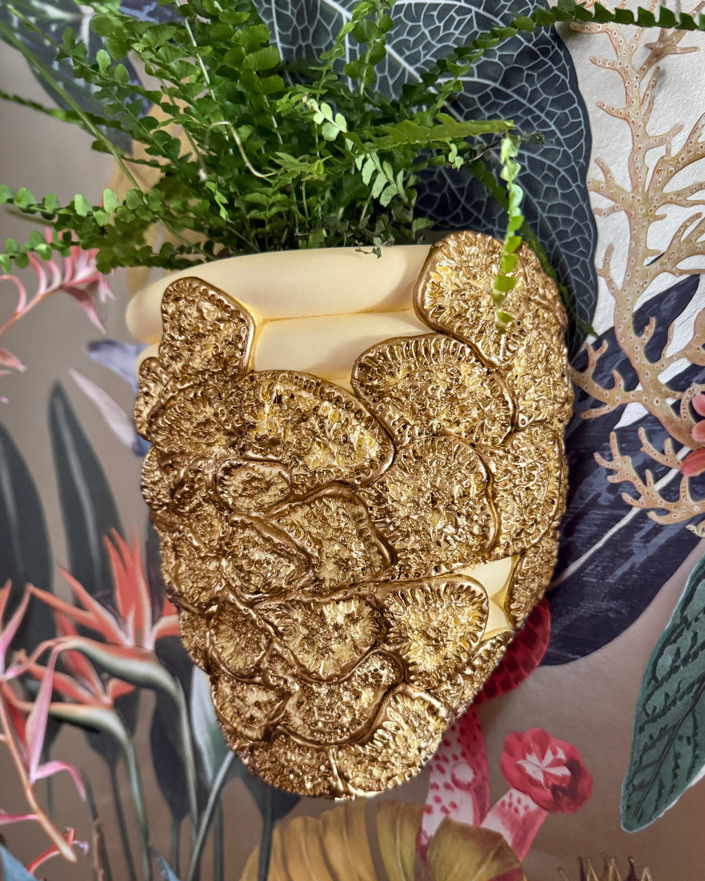 Flora Del Fuego Wall Planter in Butter